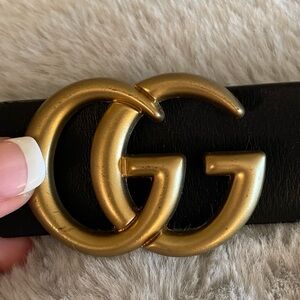 GG black and gold belt